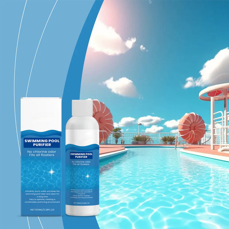 💧 Uima-altaan puhdistusaine – kristallinkirkas vesi, vaivatonta! ✨ Sano hyvästit vihreälle vedelle ja voimakkaille kemikaaleille – nauti joka kerta puhtaasta ja raikkaasta uinnista. 🏊‍♂️💙 - Image 2